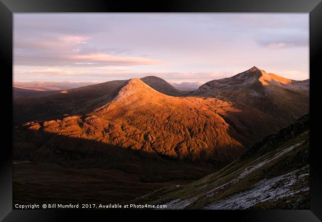 Scottish Highlands at Sunrise Framed Print by Bill Mumford
