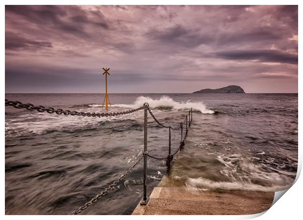 North Berwick Pier Print by Angela H