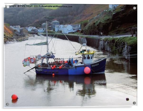 Boscastle Acrylic by Kate Small