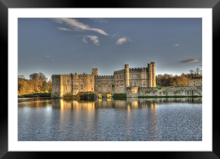 Late Afternoon at Leeds Castle Framed Mounted Print by Chris Thaxter