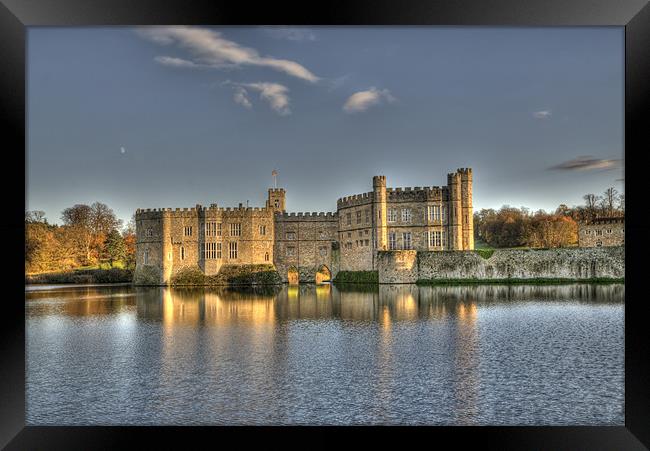 Late Afternoon at Leeds Castle Framed Print by Chris Thaxter