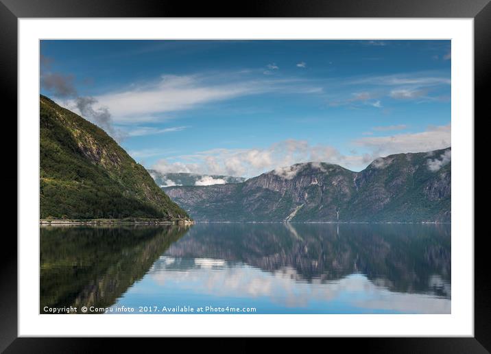 eidfjord norway Framed Mounted Print by Chris Willemsen