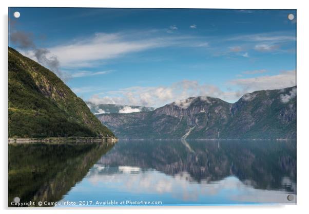 eidfjord norway Acrylic by Chris Willemsen