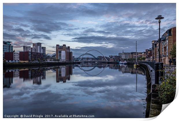 River Tyne Print by David Pringle