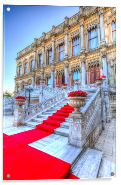 Ciragan Palace Istanbul  Acrylic by David Pyatt