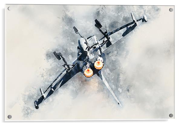 RAF Typhoon - Painting 2 Acrylic by J Biggadike