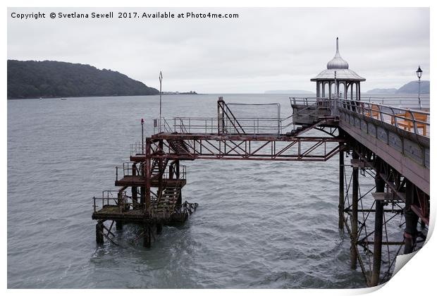 End of a Pier Print by Svetlana Sewell