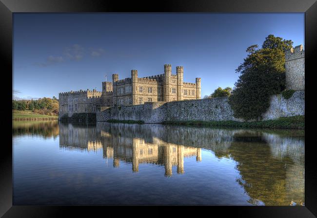 Leeds Castle Reflections 2 Framed Print by Chris Thaxter
