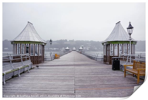 Garth Pier Print by Svetlana Sewell