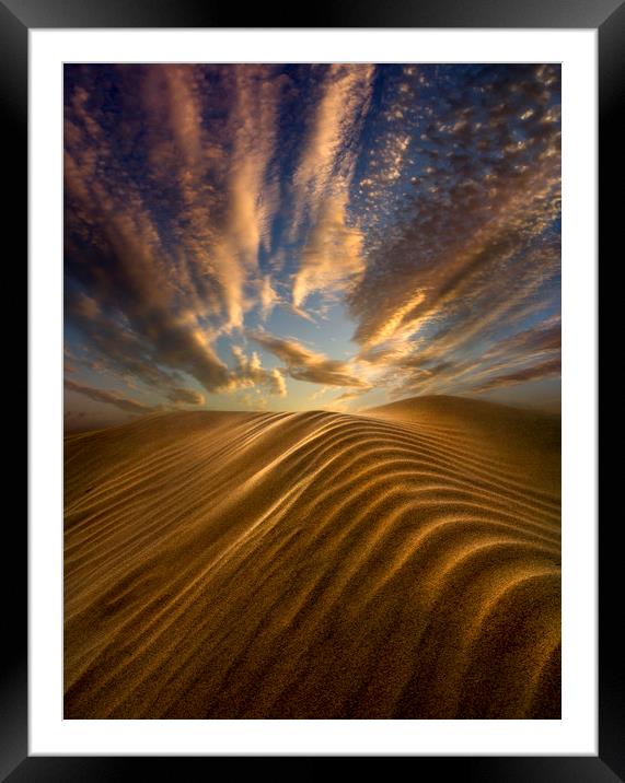 Sunrise Over Camber Sands  Framed Mounted Print by Adrian Campfield