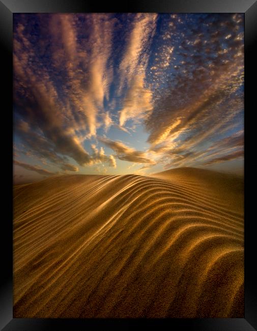 Sunrise Over Camber Sands  Framed Print by Adrian Campfield