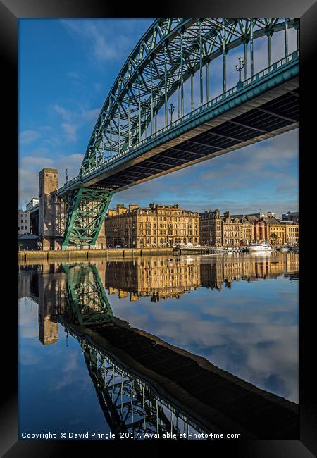 Newcastle City Marina Framed Print by David Pringle