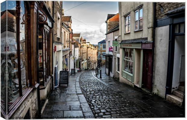 Top of Catherine Hill Frome Canvas Print by Dan Hopkins