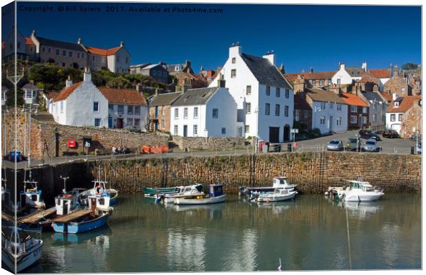 Crail Harbour, Fife, Scotland Canvas Print by Bill Spiers