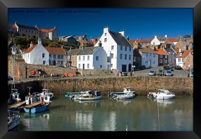 Crail Harbour, Fife, Scotland Framed Print by Bill Spiers