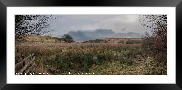 Dartmoor at Two Bridges Framed Mounted Print by Dan Hopkins