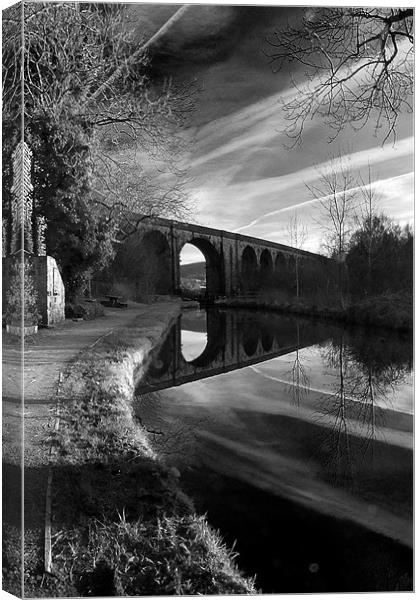 Uppermill Viaduct Canvas Print by Jeni Harney