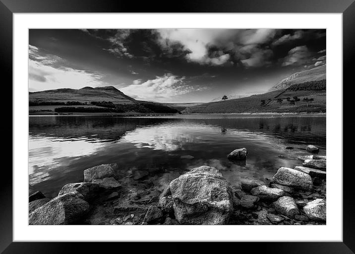 Reflections in Dovestones Framed Mounted Print by Jeni Harney