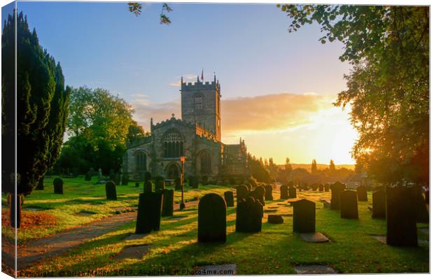 Early Morning Prayer Canvas Print by Brian Mellor
