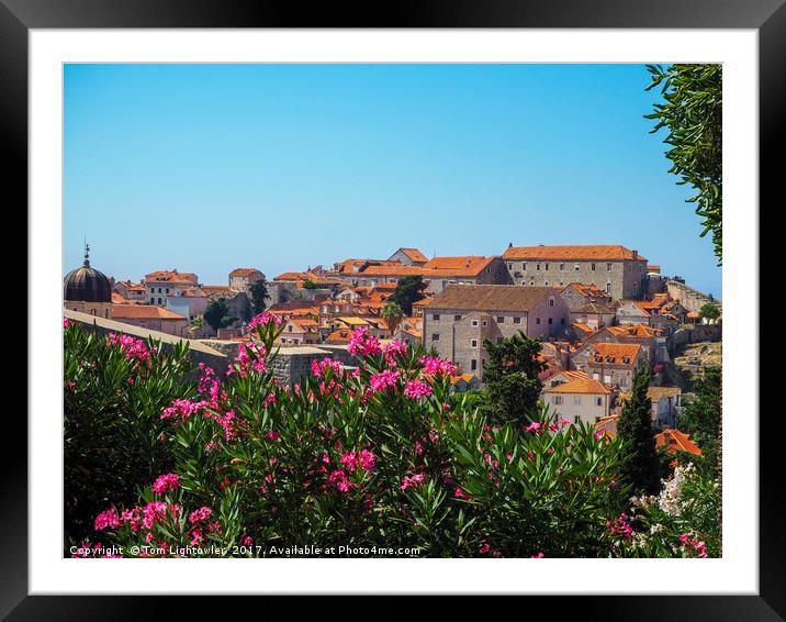 Dubrovnik Old Town Framed Mounted Print by Tom Lightowler