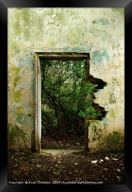 The Doorway Framed Print by Ewan Thomson