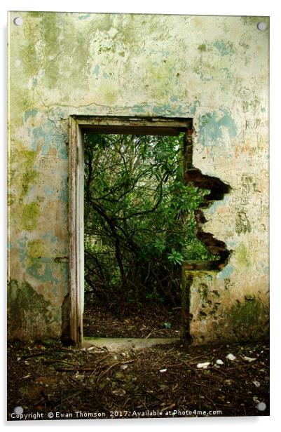 The Doorway Acrylic by Ewan Thomson