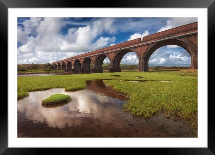 The Eleven Arches viaduct Framed Mounted Print by Leighton Collins