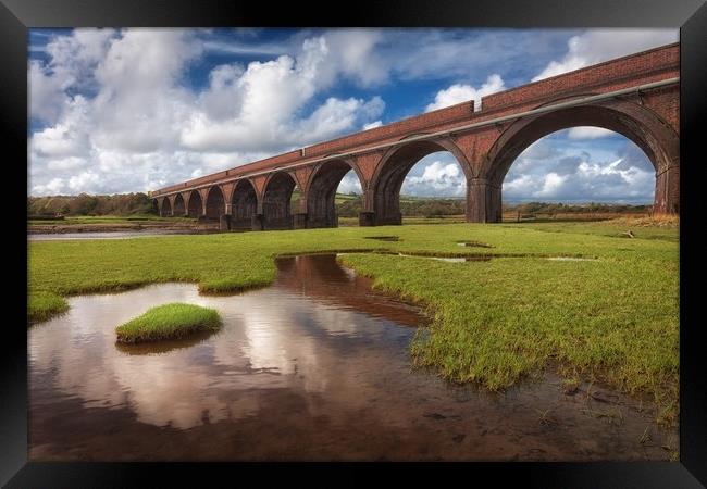 The Eleven Arches viaduct Framed Print by Leighton Collins