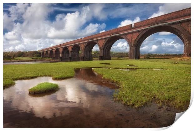The Eleven Arches viaduct Print by Leighton Collins