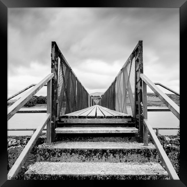 Llyn Trawsfynydd bridge  Framed Print by Dan Hopkins