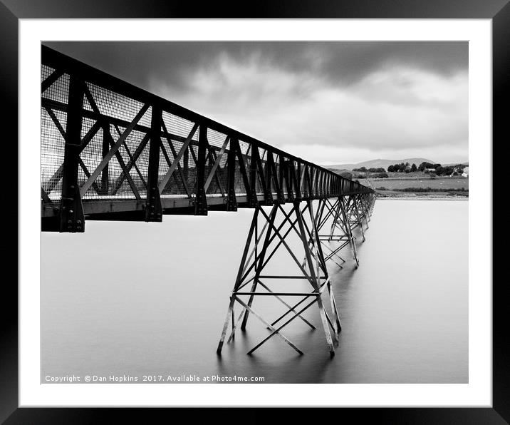The bridge at Llyn Trawsfynydd Framed Mounted Print by Dan Hopkins