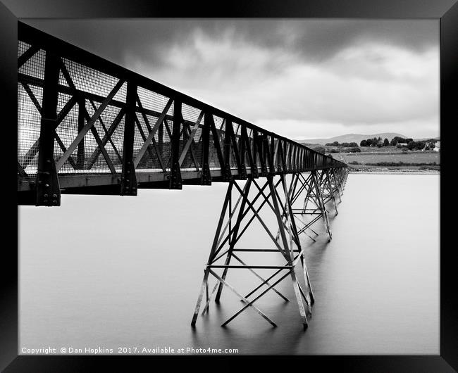 The bridge at Llyn Trawsfynydd Framed Print by Dan Hopkins