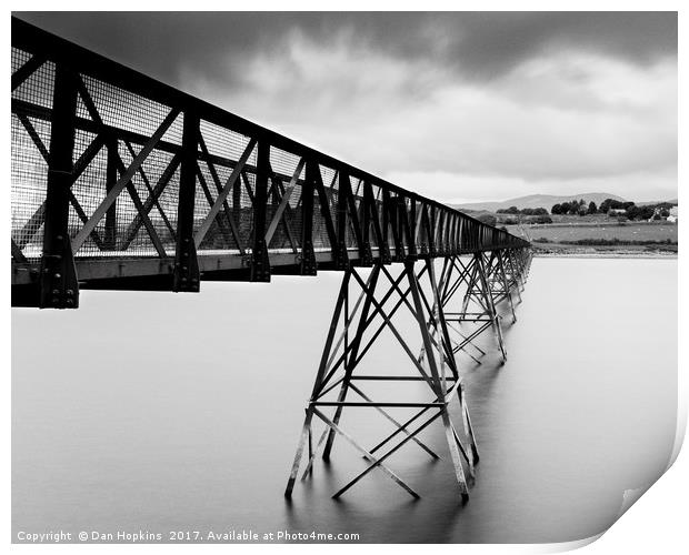 The bridge at Llyn Trawsfynydd Print by Dan Hopkins