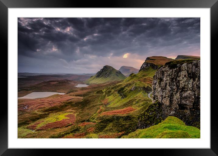 The 'Cleat' Quiraing Framed Mounted Print by Paul Andrews