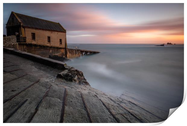 Lizard Point Lifeboat Station - Cornwall Print by Jonathan Smith