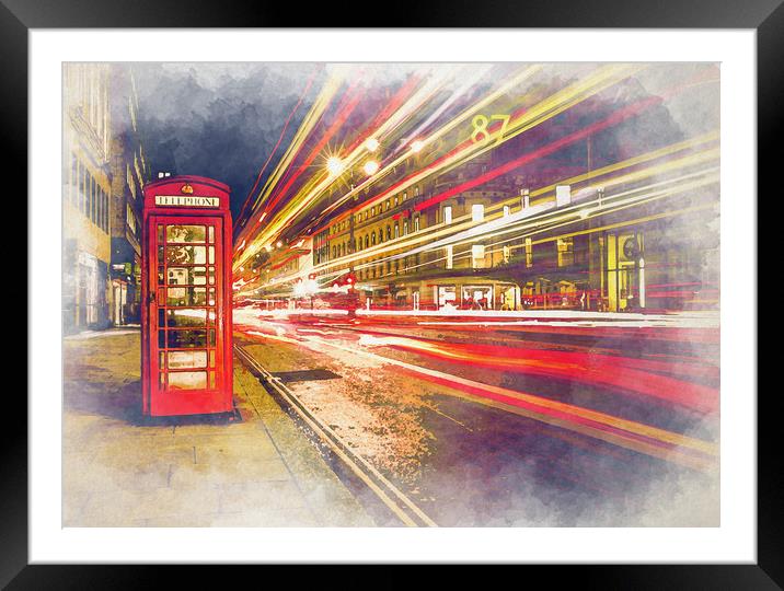 Telephone box Framed Mounted Print by Gary Schulze