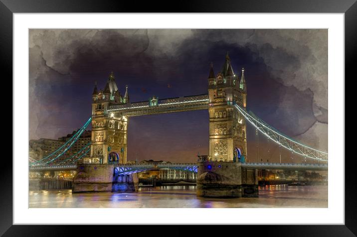 Tower bridge Framed Mounted Print by Gary Schulze
