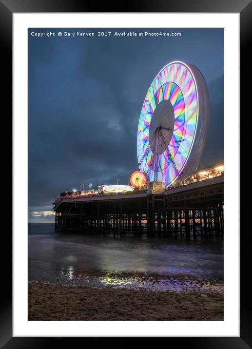Big Wheel Blackpool Framed Mounted Print by Gary Kenyon