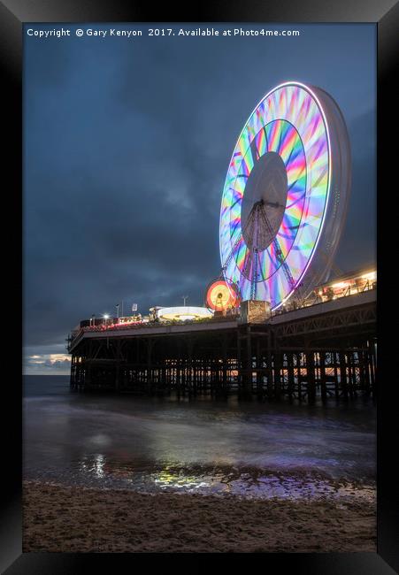 Big Wheel Blackpool Framed Print by Gary Kenyon
