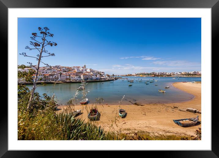Ferragudo Algarve Portugal Framed Mounted Print by Wight Landscapes