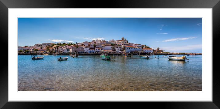 Ferragudo Village Algarve Portugal Framed Mounted Print by Wight Landscapes