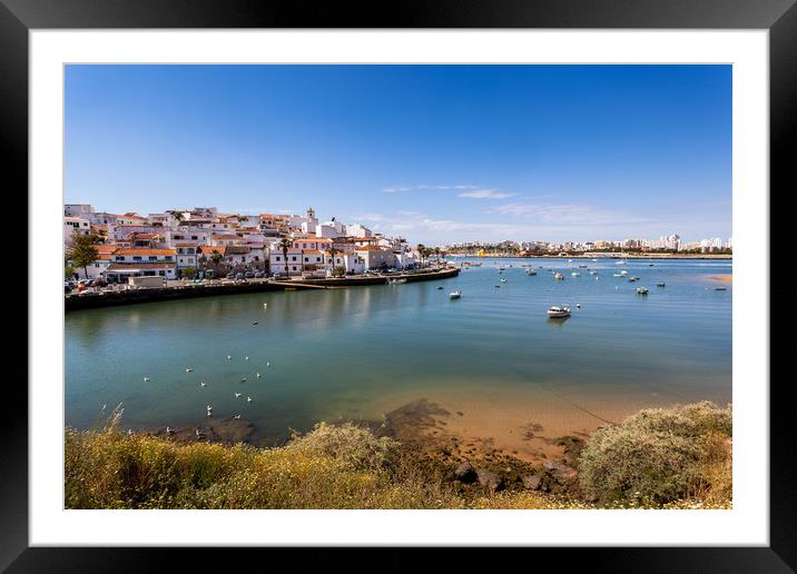 Ferragudo Algarve Portugal Framed Mounted Print by Wight Landscapes