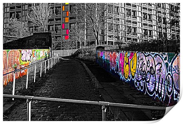 Urban Colour Print by Neil Gavin