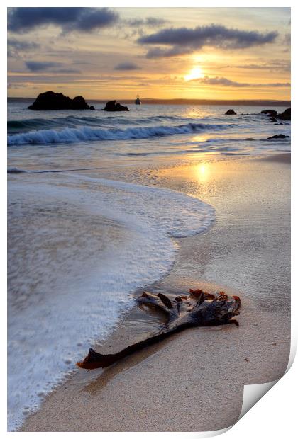 Sunrise at St Ives Cornwall Print by Jonathan Smith