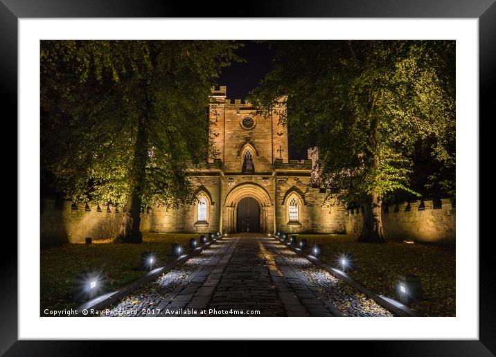 Durham Castle Framed Mounted Print by Ray Pritchard