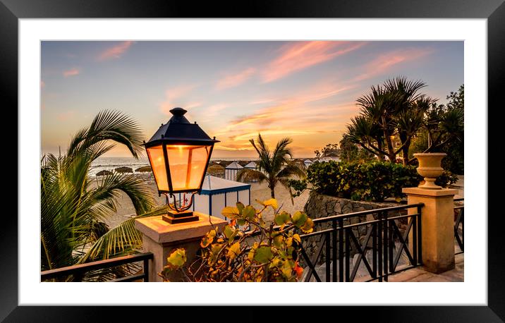 Twilight on the Promenade  Framed Mounted Print by Naylor's Photography
