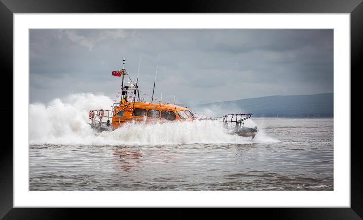 RNLI Lifeboat Framed Mounted Print by Alan Duggan