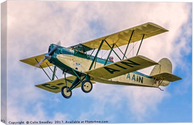 Parnall Elf II G-AAIN Canvas Print by Colin Smedley