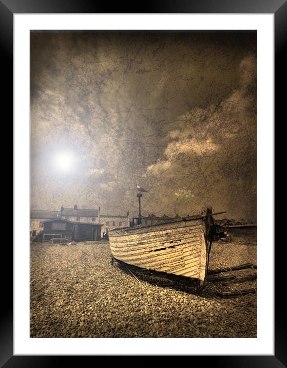 Suffolk Fishing Boat Framed Mounted Print by Mike Sherman Photog