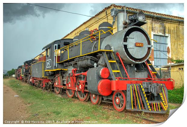 Trinidad Steam  Print by Rob Hawkins